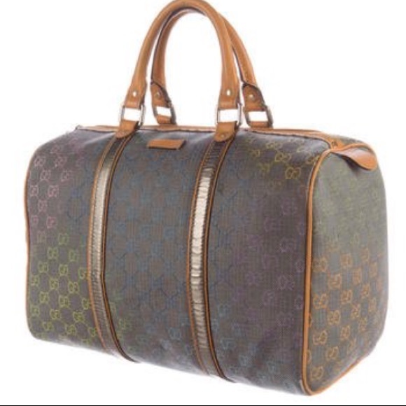 Gucci Handbags - Make an offer! Gucci Boston Joy - Rainbow Canvas